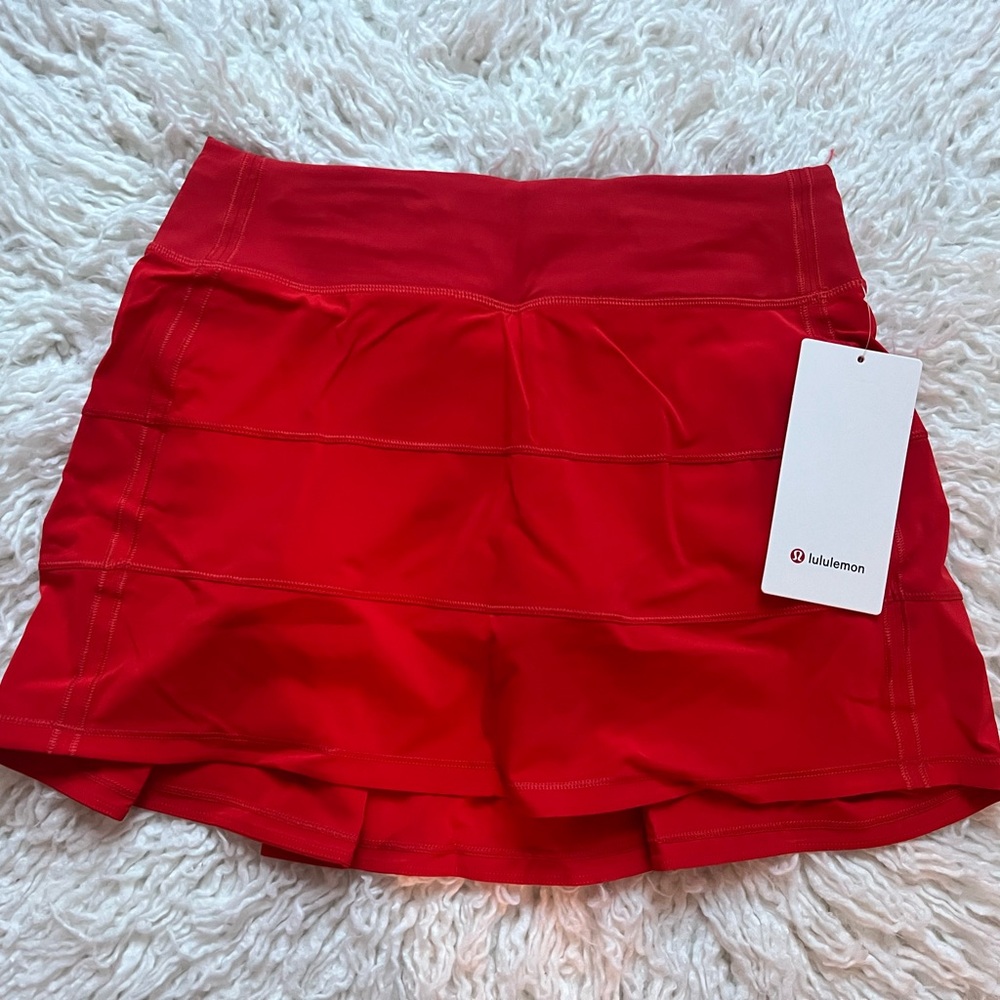 lululemon athletica Women's Bright Red Skort